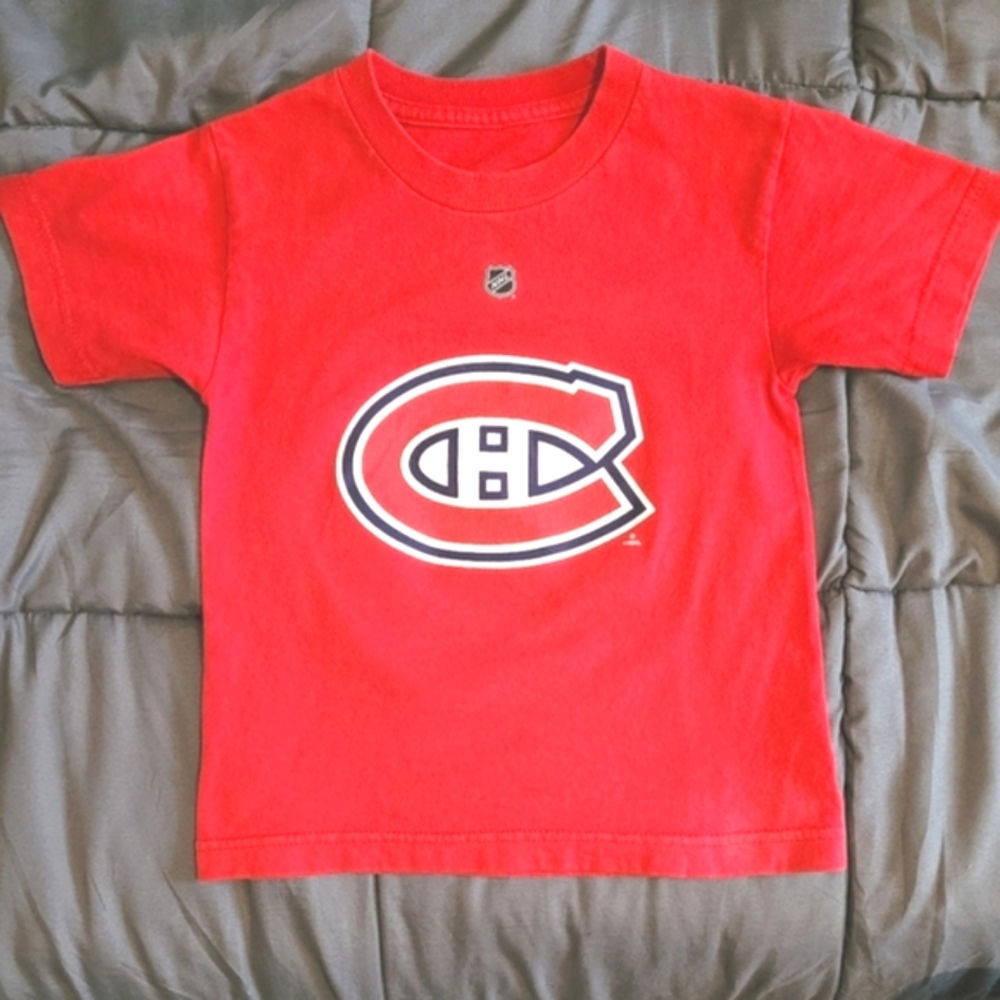 4T Official NHL Mtl Canadiens Red t-shirt For Kid